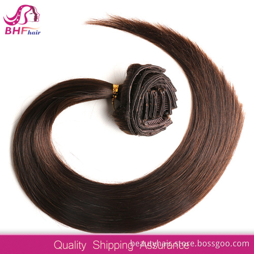 full head cheap colored two tone clip in hair extension